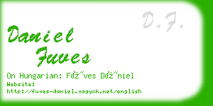 daniel fuves business card